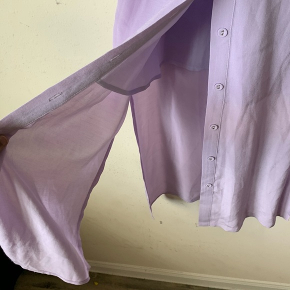 L’academie The Shirt Dress in Lilac Size XS - Picture 6 of 8